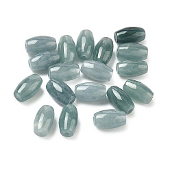 Бирманский Нефрит Натуральный жадеит, рис, 8x5 мм, отверстие : 1 мм