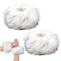 Желтая Старая Ткань  Нарукавники из волокна, старое кружево, 175~200x115~130 мм