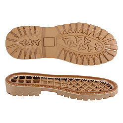 Светло-коричневый Ремонт резиновой подошвы обуви, материалы для ремонта обуви с полной подошвой, нескользящий, загар, 306x117x35 мм