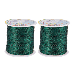 чирок Нейлоновая нить, зелено-синие, 1.0 мм, около 45 м / рулон