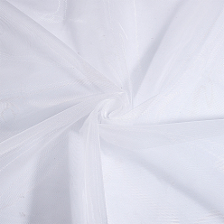 White Polyester Mesh Fabric, for Garment Accessories, White, 2160x1520x0.2mm