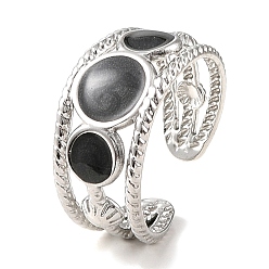 Нержавеющая Сталь Цвет 304 эмалированные открытые манжеты из нержавеющей стали для женщин, солнце, цвет нержавеющей стали, 10.5 мм, внутренний диаметр: регулируемый