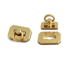 Золотой Аксессуары для металлических сумок с поворотным замком, сумочки, золотые, 40x25 мм