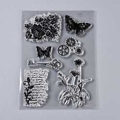 Бабочка Пластиковые штампы, для diy scrapbooking, фотоальбом декоративный, изготовление карт, штампы, бабочки, 149~151x100x3 мм