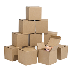 Perú 24unidades de cajas plegables de papel para empaquetar joyas, plaza, Perú, 9x9x9 cm