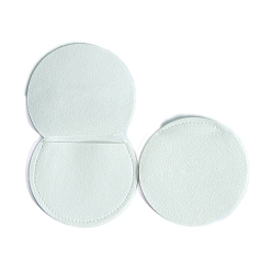 Лазурный Мешочки для украшений из микрофибры, складные подарочные пакеты, для кольца колье серьги браслет ювелирные изделия, плоско-круглые, лазурный, 7x7 см