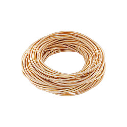 Light Gold 60шт. набор минималистских стальных пружинных цепочек-браслетов, браслеты из катушки гитарной струны, золотой свет, внутренний диаметр: 2-1/4 дюйм (5.85 см)