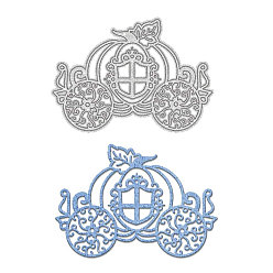 Матовый Платиновый Цвет Углеродистая сталь разрезает трафареты, для diy scrapbooking / фотоальбом, декоративная тисняющая бумажная карточка, Корзинка с тыквой, матовый цвет платины, 63x90 мм