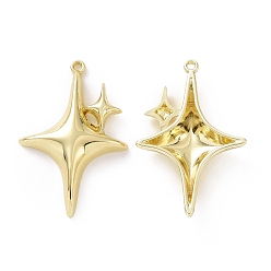 Light Gold Стойки подвески обшивки сплава, без кадмия, без свинца и без никеля, звезда очарование, золотой свет, 34x22.5x5 мм, отверстие : 1.4 мм
