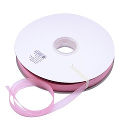 Коралловый Полиэстер органза лента, коралл, 1/2 дюйм (13 мм), 200 ярдов / рулон (182.88 м / рулон)