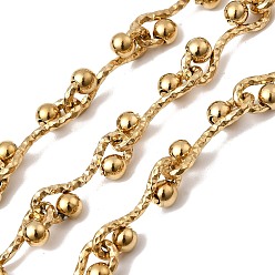 Real 20K Gold Plated 304 круглозвенные цепи из нержавеющей стали, несварные, ионное покрытие (ip), реальный 20 k позолоченный, 22x8x5 мм