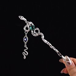 Skull Легированные Палочки для Волос, аксессуары для волос для женщин и девочек, череп, 185x25 мм