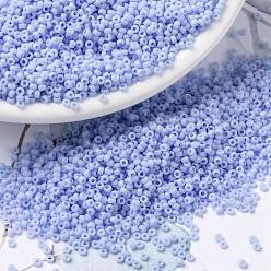 (RR494) Непрозрачный Агатовый Синий Миюки круглые бусины рокайль, японский бисер, 15/0, (rr 494) непрозрачный агатовый синий, 15/0, 1.5 мм, отверстия : 0.7 mm, около 250000 шт / фунт