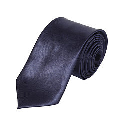 Прусский Синий Полиэстеровые галстуки для мужчин, галстук чистого цвета, берлинская лазурь, 1494x82x1.5 мм