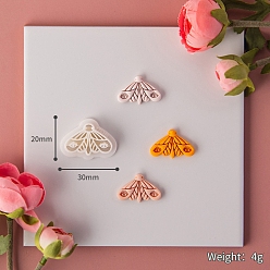 Бабочка Пластиковые формы, резцы глины, инструменты для лепки из глины, для серьги решений, бабочка, 2x3x1.15 см