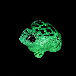 Темная Орхидея Украшения в виде светящихся смоляных лягушек, светящиеся в темноте украшения, темные орхидеи, 22x24x13.5 мм