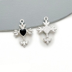 Реактивный Самолет Подвески из сплава , cmолой горный хрусталь, крестик, струя, 24x18 мм