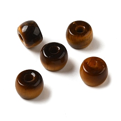 Tiger Eye Natural Tiger Eye Beads, Rondelle, 8x5~6mm, Hole: 2.4mm