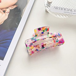 Разноцветный Заколки для волос в форме когтей из ацетата целлюлозы, аксессуары для волос для женщин и девочек, красочный, 75 мм