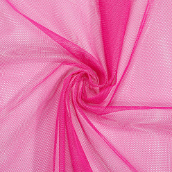 Темно-Розовый Сетчатая ткань из полиэстера, для москитной сетки и аксессуаров для одежды, темно-розовыми, 1600x1000x0.1 мм