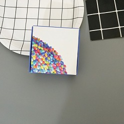  баллон Квадратная бумага с принтом, коробка для упаковки мыла ручной работы, шкатулка для драгоценностей,  баллон, 7.5x7.5x3 см