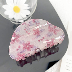 Фламинго Акриловые коготь заколки, аксессуары для волос для женщин и девочек, арка, фламинго, 80x45 мм