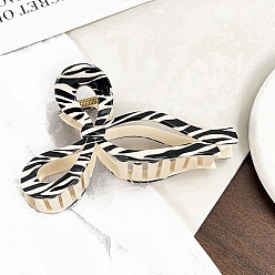 Bowknot Пластиковые зажимы когтя волос, аксессуары для волос для женщин и девочек, бантом, 127x74 мм