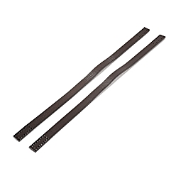 Кокосово-Коричневый Воловья кожа пришиваем ручки сумок, аксессуары для замены ремня для сумки, кокосового коричневый, 39~42x1.45x0.3 см, отверстие : 1.4 мм