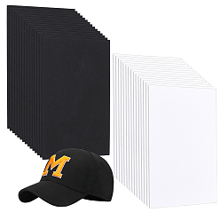 (52) Непрозрачная лаванда 30шт. 2 цвета листов из пенополиэтилена EVA, прямоугольные, разноцветные, 230x150x3 мм, 15 шт / цвет