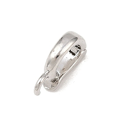 Платина Поручительств латуни кулон, долговечный, без свинца и без кадмия, стойки покрытие, платина, 10.5x6.5x2.5 мм, отверстие : 1.2 мм