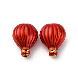 Hot Air Balloon 304 из нержавеющей стали эмаль бисер, золотые, воздушный шар, 16x12.5x9 мм, отверстие : 1.6 мм