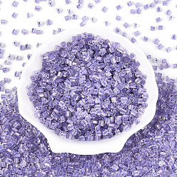 Сланцево-синий Прозрачные внутри цветные стеклянные бусины, треугольные, синевато-серый, 3.4x3.4~3.8x3.4~3.8 мм, отверстие : 1 мм, Около 7500 шт / фунт