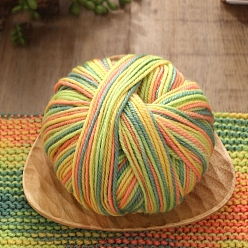 Желтый Кашемир сегмент окрашенная пряжа, для ткачества, вязание крючком, желтые, 2 мм, около 131.23 ярдов (120 м) / моток