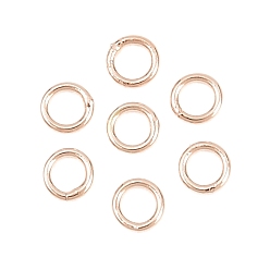 Розовое Золото Латунь закрыт прыжок кольца, круглые, розовое золото , 24 датчик, 3x0.5 мм, внутренний диаметр: 1.8 мм, о 50 шт / комплект