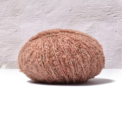 Сэнди Коричневый Пряжа из шерсти и полиэстера, для ткачества, вязание крючком, песчаный коричневый, 0.5 мм, 200м/моток