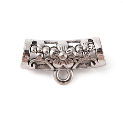 Античное Серебро Тибетские шарики типа сплава трубки, без кадмия и без свинца, античное серебро, 10.5x20x7.1 мм, отверстие : 2 мм, Около 568 шт / 1000 г