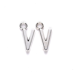 Letter V Сплавочные подвески тибетского стиля, без кадмия и без свинца, letter.v, V: 16x8.5x2 мм, отверстие : 2 мм, Около 1923 шт / 1000 г