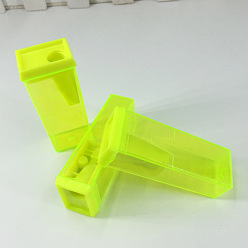 Желтый Пластиковые точилки карандашей, для офиса, школы и повседневных товаров, кубоид, желтые, 6x2.3x1.5 см