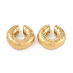 Настоящее золото 24K 304 серьги-манжеты из нержавеющей стали, украшения для женщин, Кольца, реальный 24 k позолоченный, 29.5x10 мм