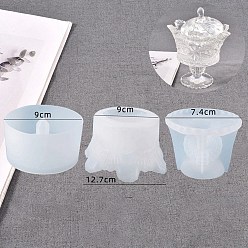 Others Silicone Storage Mold, DIY Silicone Storage Molds, Resin Casting Molds, for UV Resin, Epoxy Resin, 127x90mm