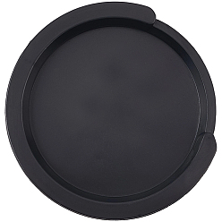 Черный Силиконовая крышка звукового отверстия гитары, буферы обратной связи, плоско-круглые, чёрные, 92x11 мм, внутренний диаметр: 73 мм