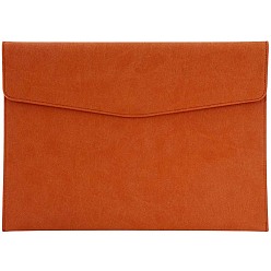 Сиена 1Карманы для документов из искусственной кожи, прямоугольные, цвет охры, 240x330 мм