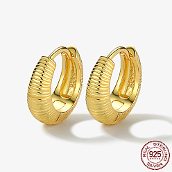 Настоящее золото 18K 925 серьги из серебра из серебра, кольцо, с печатью 925, реальный 18 k позолоченный, 13 мм