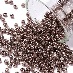 (556) Galvanized Mauve Тохо 11/0 круглые бусины, японский бисер, (556) оцинкованный сиреневый, 2.2 мм, отверстие : 0.8 мм, Около 50000 шт / фунт