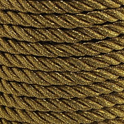 Dark Goldenrod Twisted Nylon Thread, Dark Goldenrod, 5mm, about 18~19yards/roll(16.4m~17.3m/roll)
