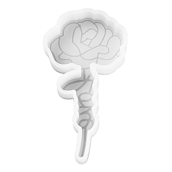 Цветок Свечи силиконовые формы, изготовление свечей из эпоксидной смолы, слово, цветок, 133x72x26 мм