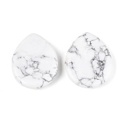 Говлит Натуральные камни из говлита для снятия беспокойства, слеза, 45x35x7.5~8 мм