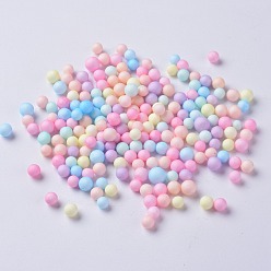 Small Foam Balls, Round, DIY Craft for Home, School Craft Project, Yellow,  3.5~6mm, 7000pcs/bag