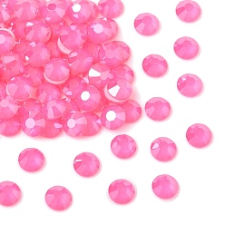 00030 475 Crystal Neon Pink Preciosa® maxima crystal без горячей фиксации плоские камни, чешский хрусталь, лаковое фольгирование, круглый(438 11 615 шатон-роза), 00030 475 кристально-неоново-розовый, ss 12 (3~3.2 мм)