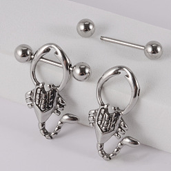 Другие 304 защитный кожух из нержавеющей стали, цвет нержавеющей стали, скорпион, 25 мм